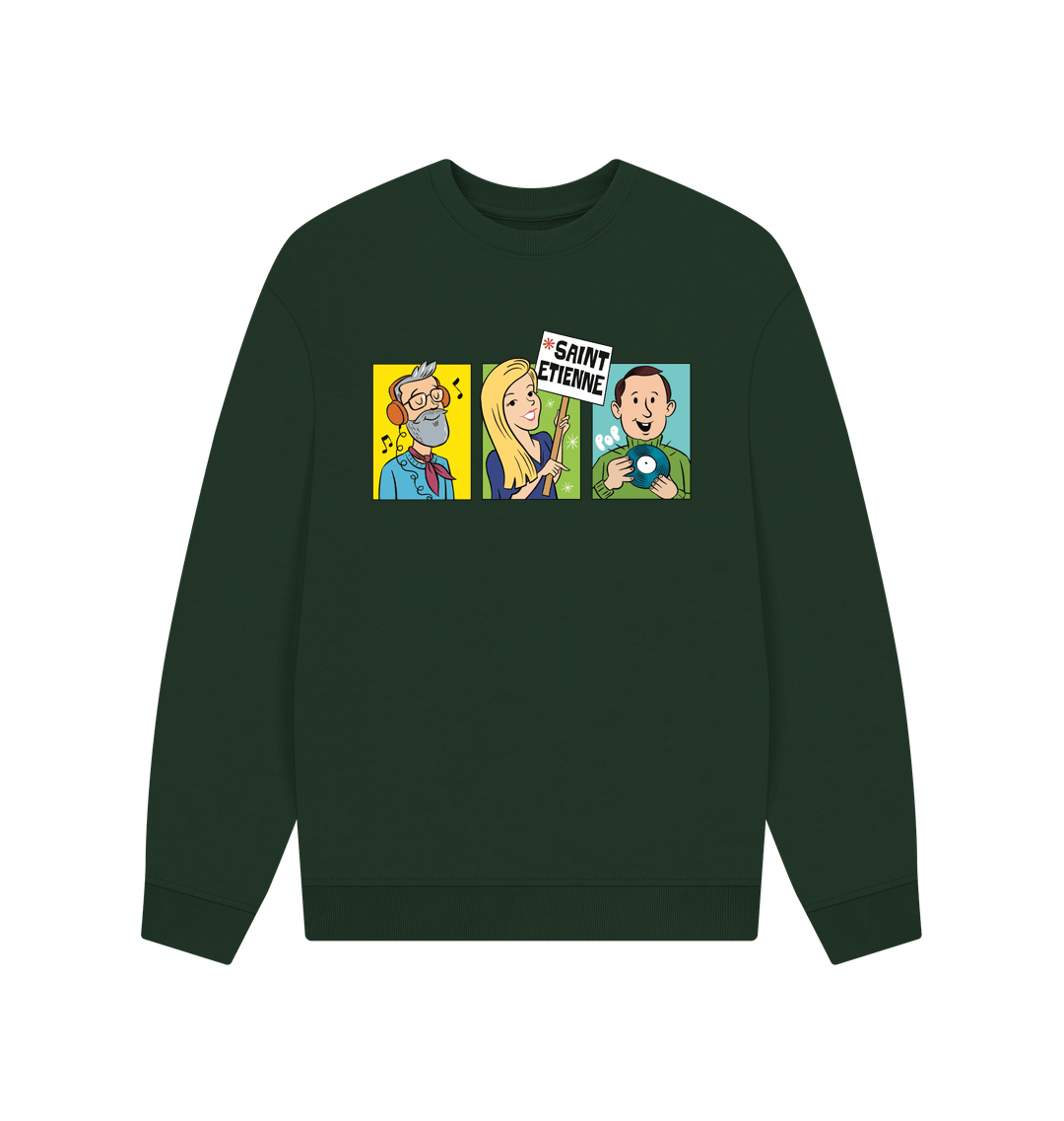 Evergreen Printed Sweater Front