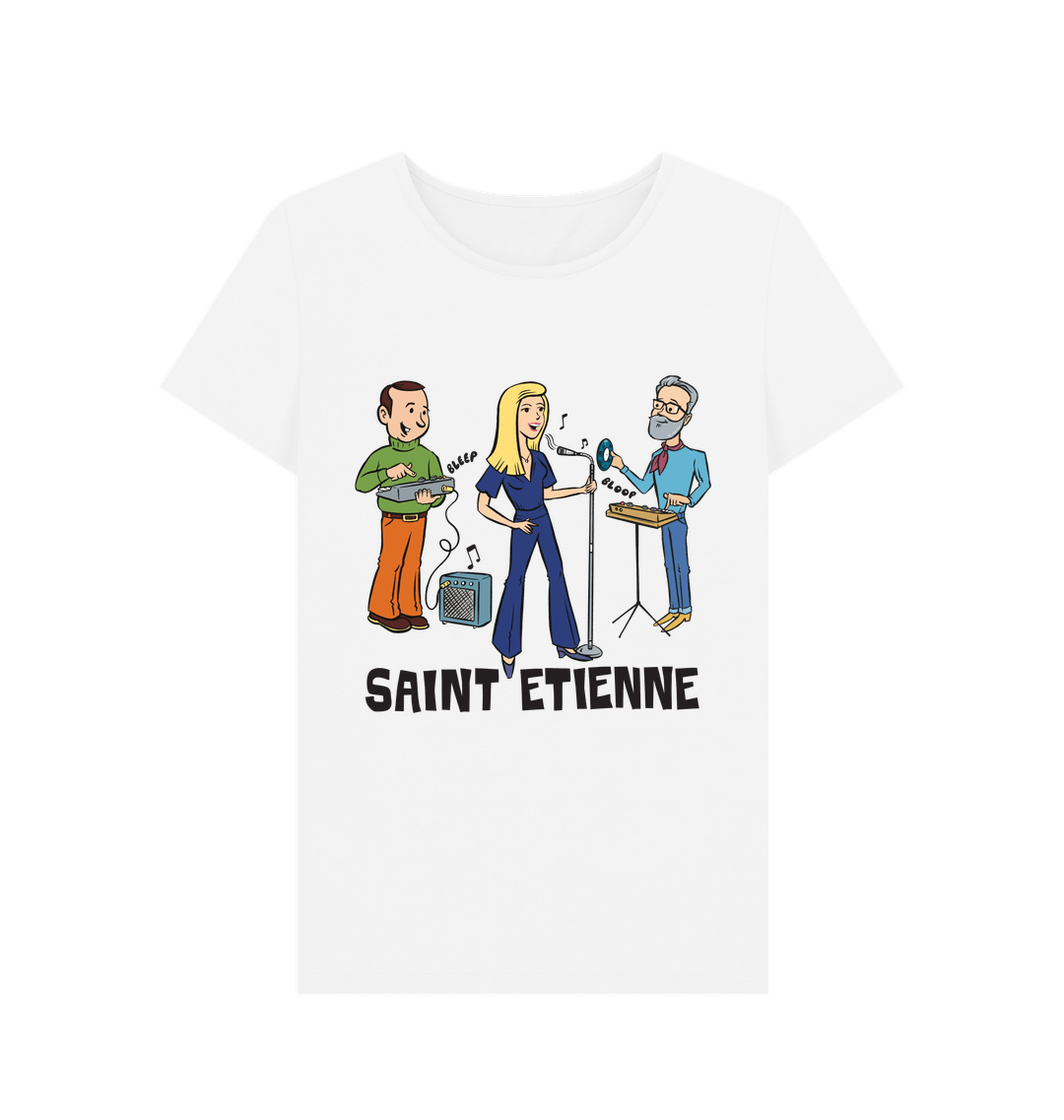 White Printed T-shirt Front