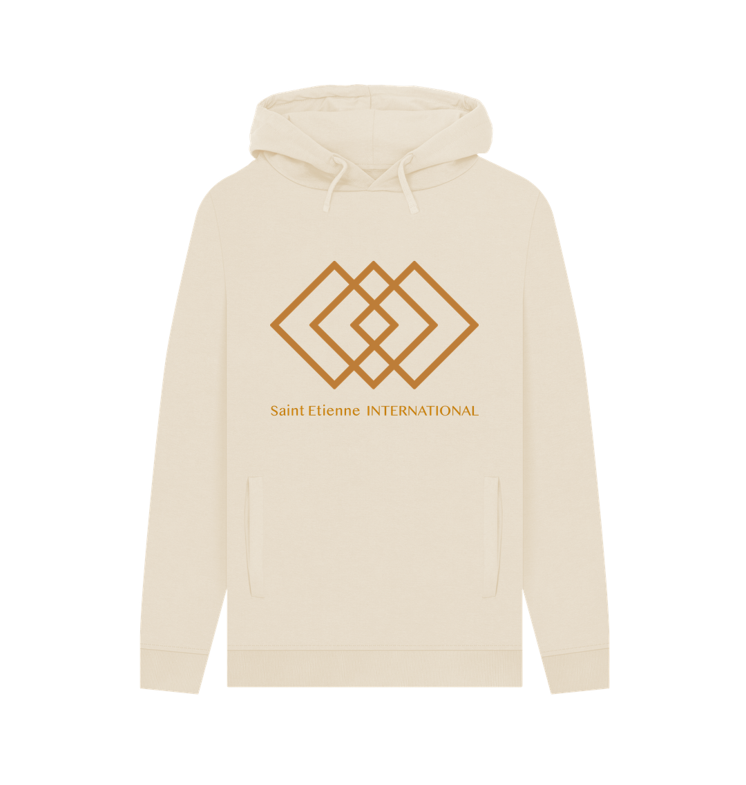 Oat Printed Hoody Front