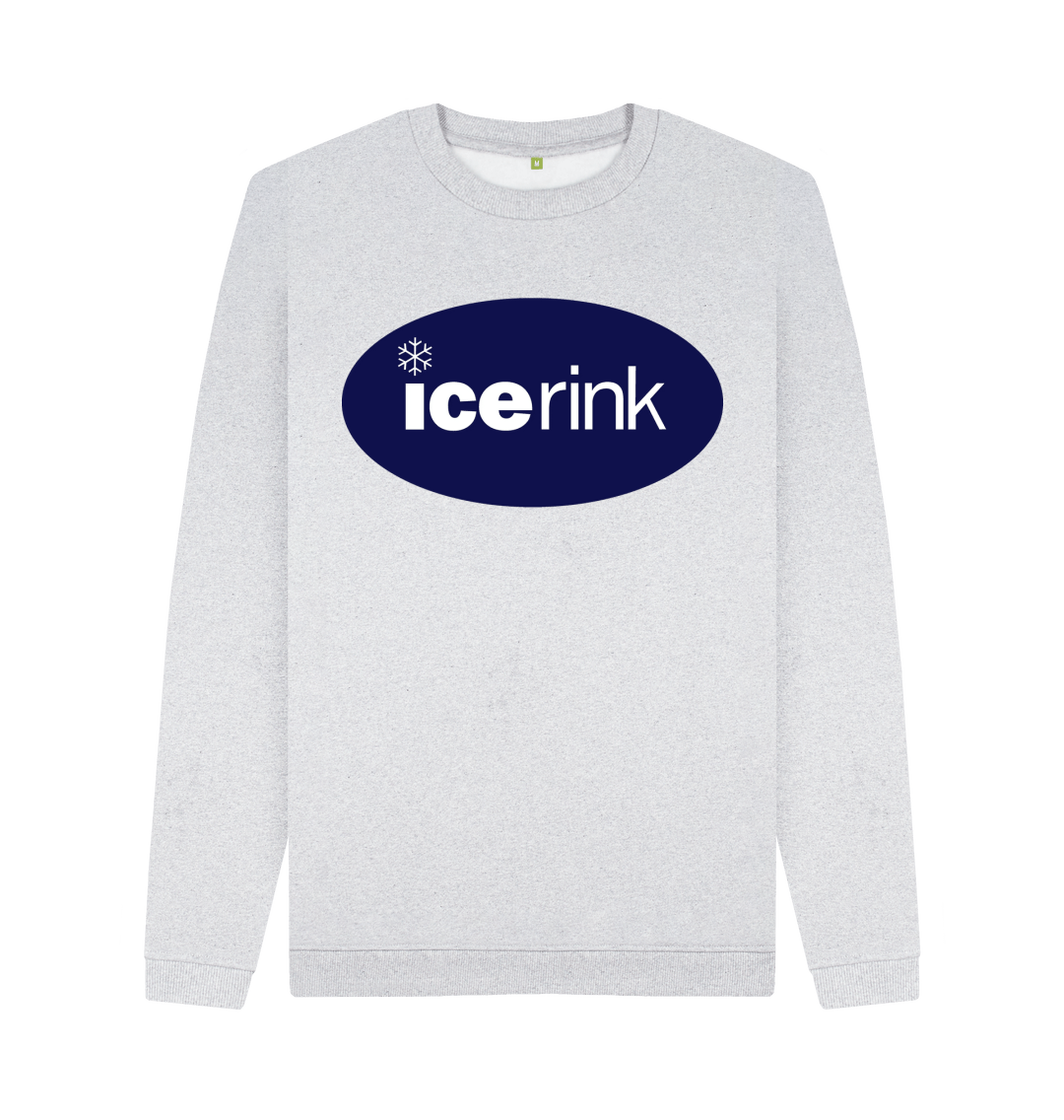 Grey Recycled Printed Sweater Front