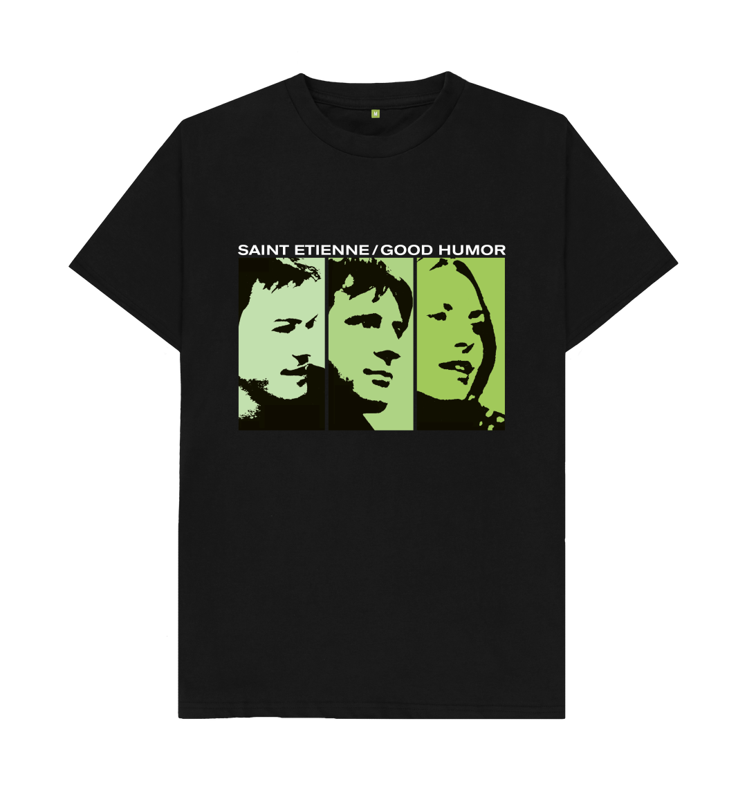 Black Printed T-shirt Front