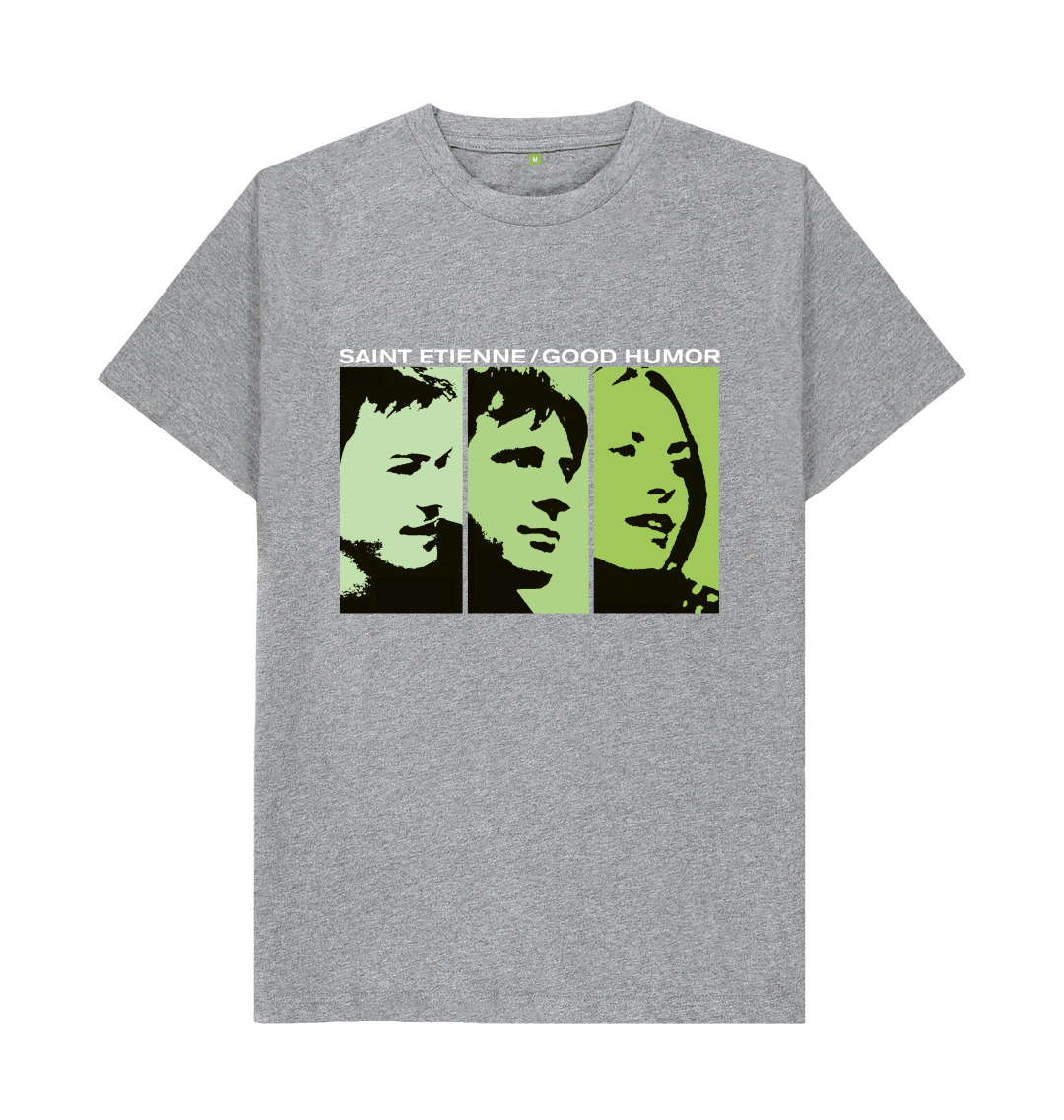 Athletic Grey Printed T-shirt Front