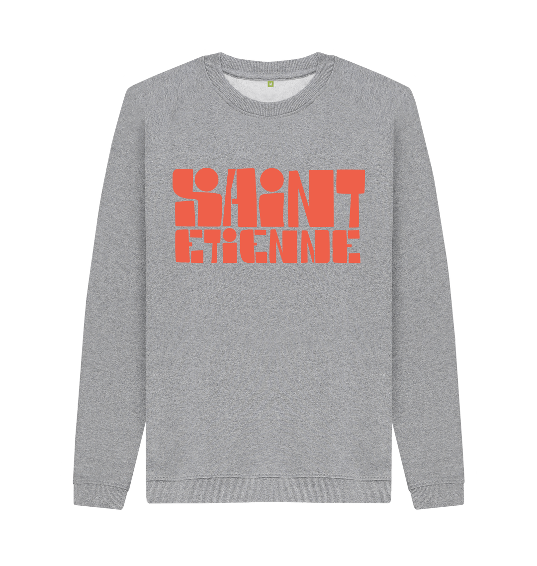 Light Heather Printed Sweater Front