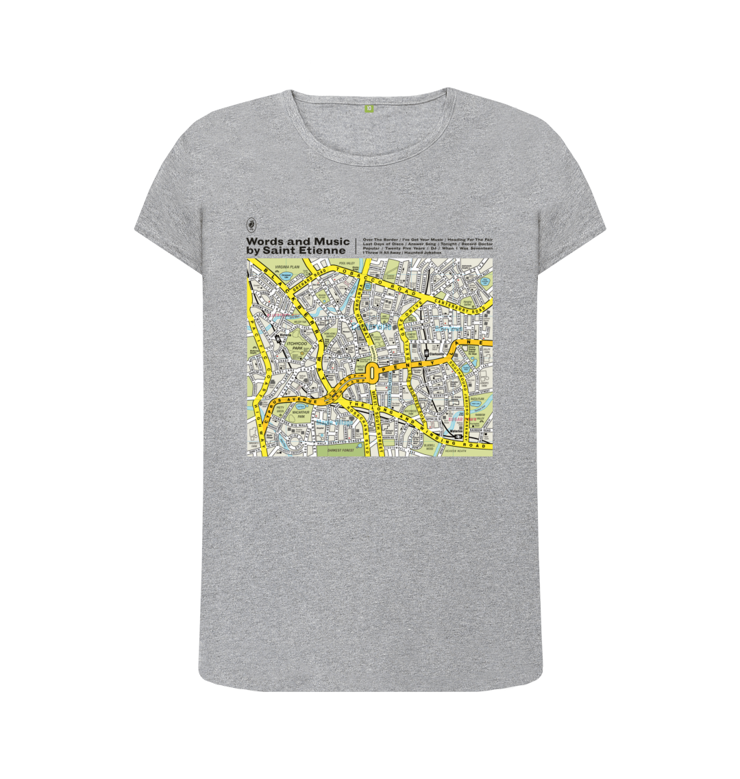 Athletic Grey Printed T-shirt Front