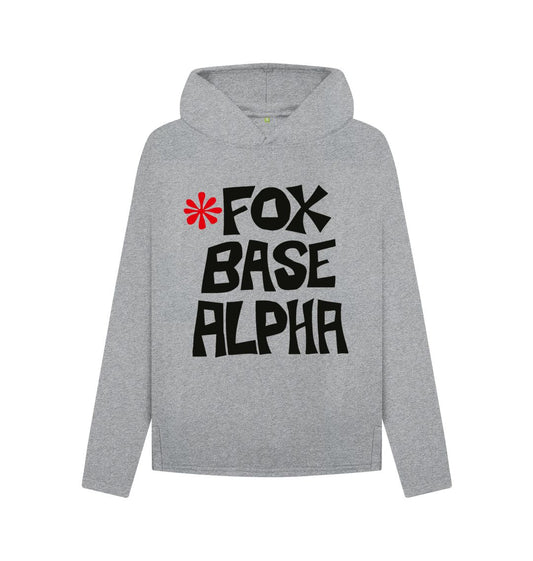 Athletic Grey Fox Base Alpha relaxed fit hoodie