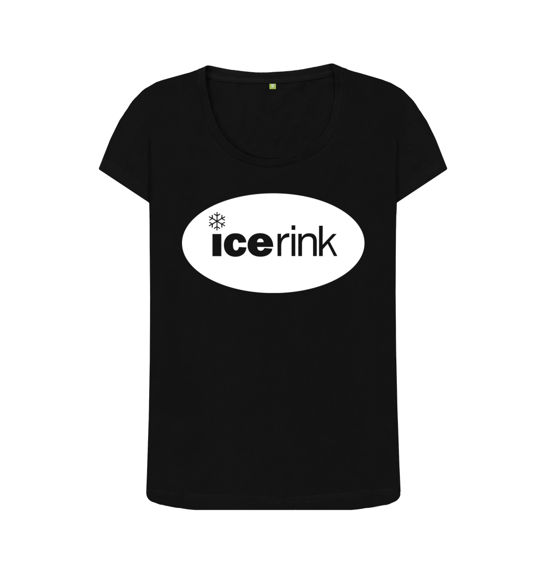 Black Printed T-shirt Front