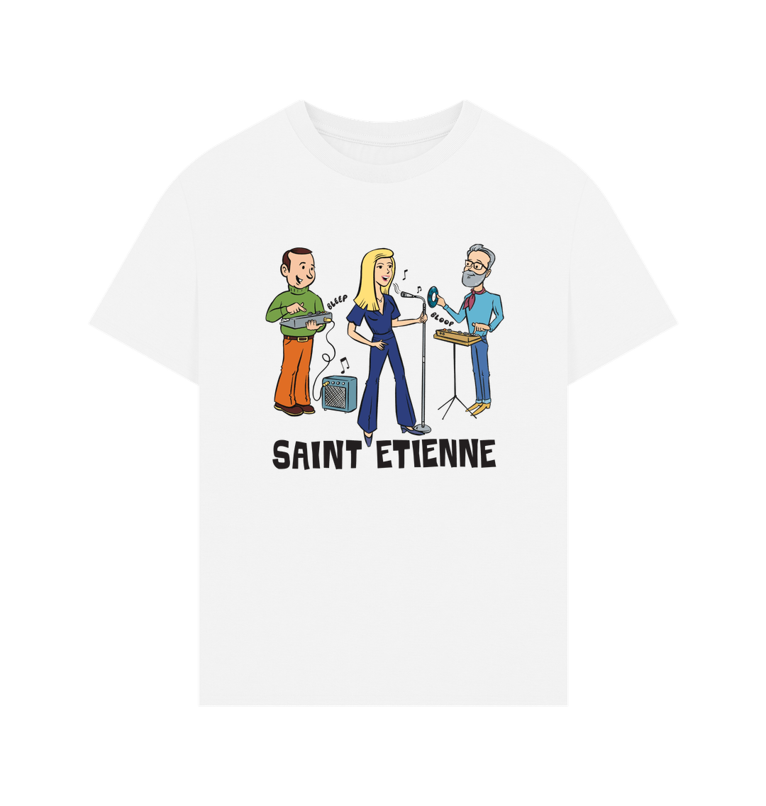 White Printed T-shirt Front