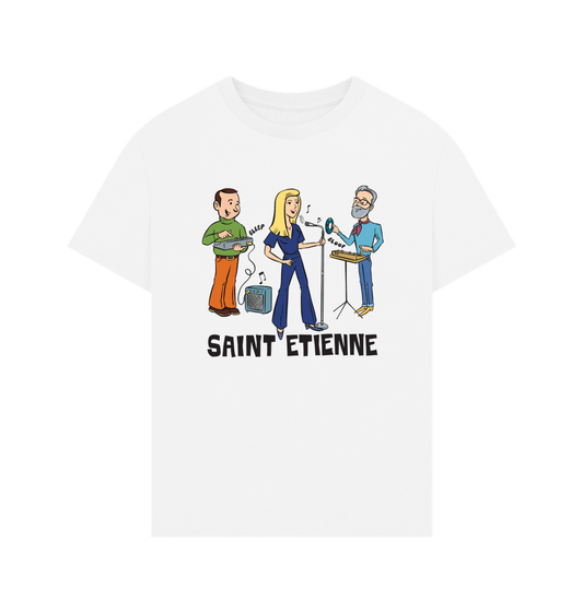 White Printed T-shirt Front