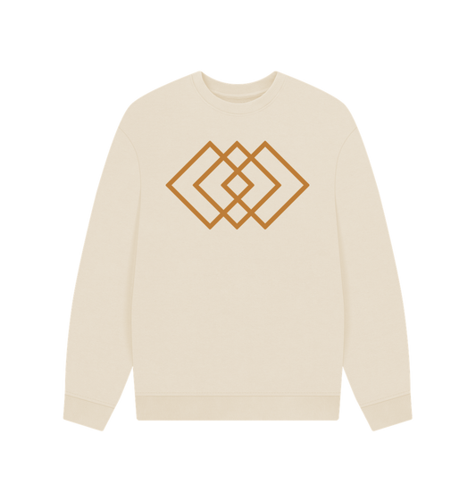 Oat Printed Sweater Front