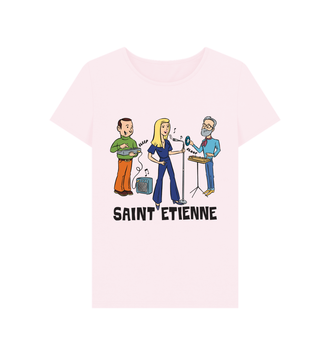 Pink Printed T-shirt Front