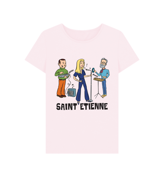 Pink Printed T-shirt Front