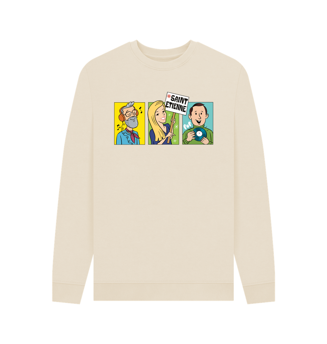 Oat Printed Sweater Front
