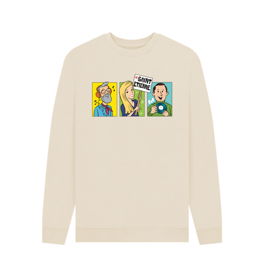 Oat Printed Sweater Front