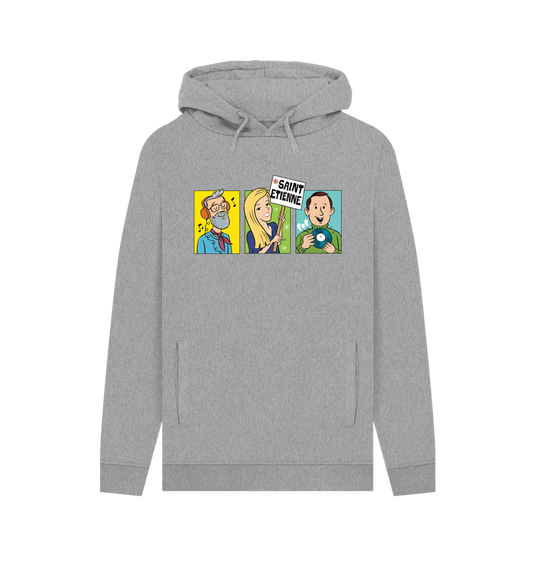 Light Heather Printed Hoody Front