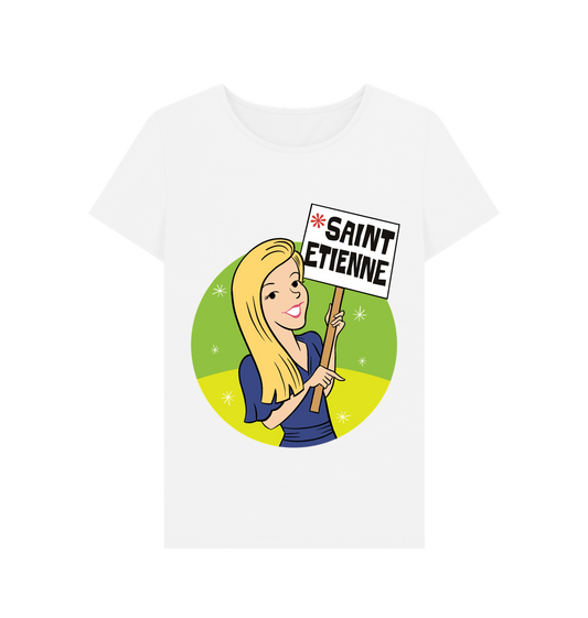 White Printed T-shirt Front