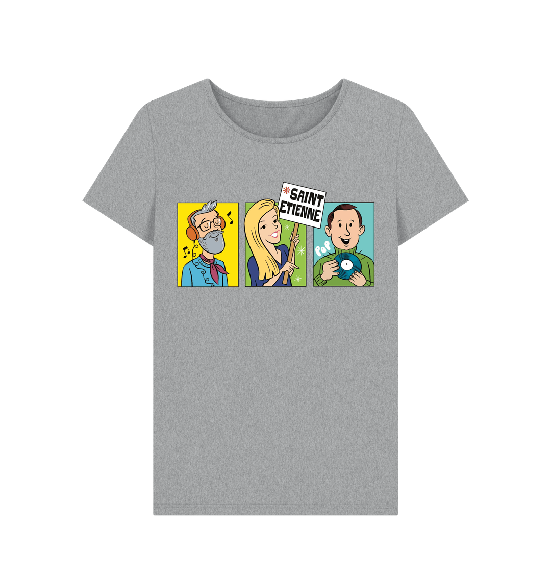 Athletic Grey Printed T-shirt Front