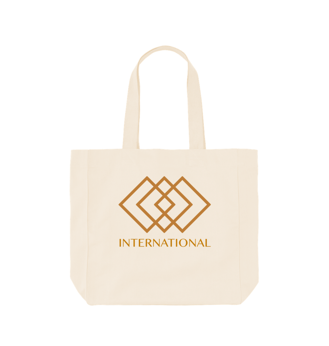 Natural Printed Bag Front