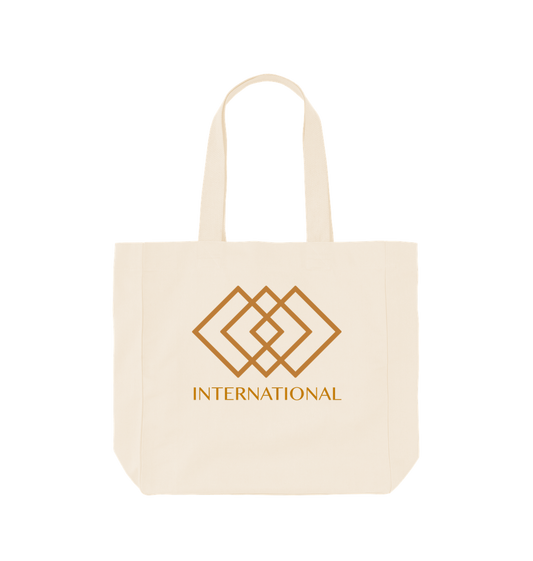 Natural Printed Bag Front