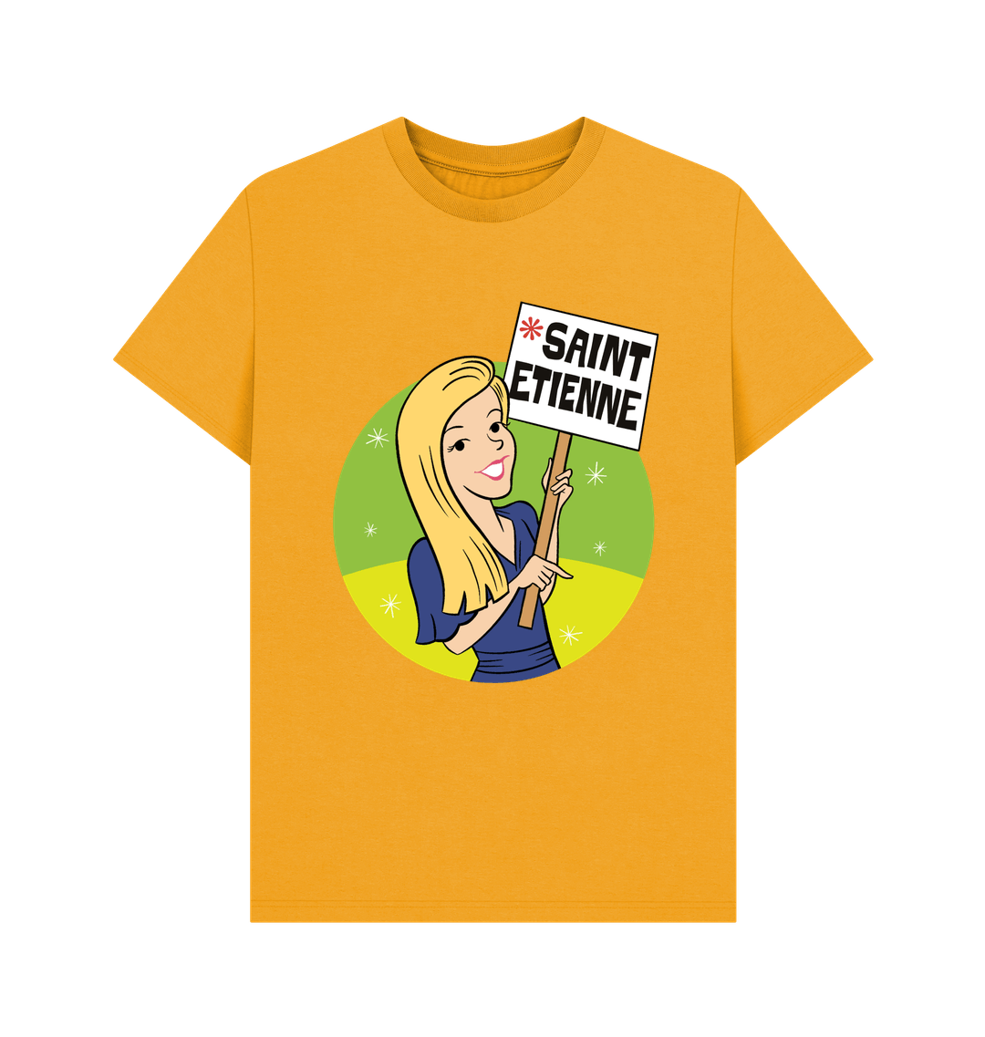 Mustard Printed T-shirt Front
