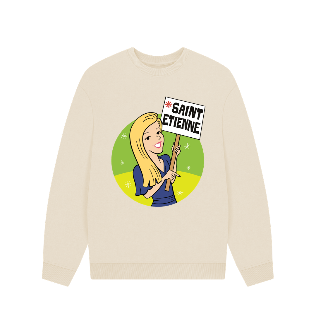 Oat Printed Sweater Front