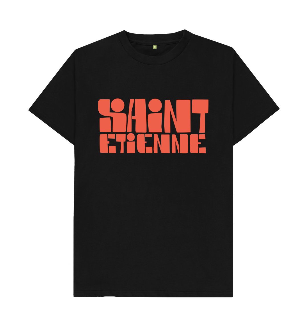 Black Printed T-shirt Front