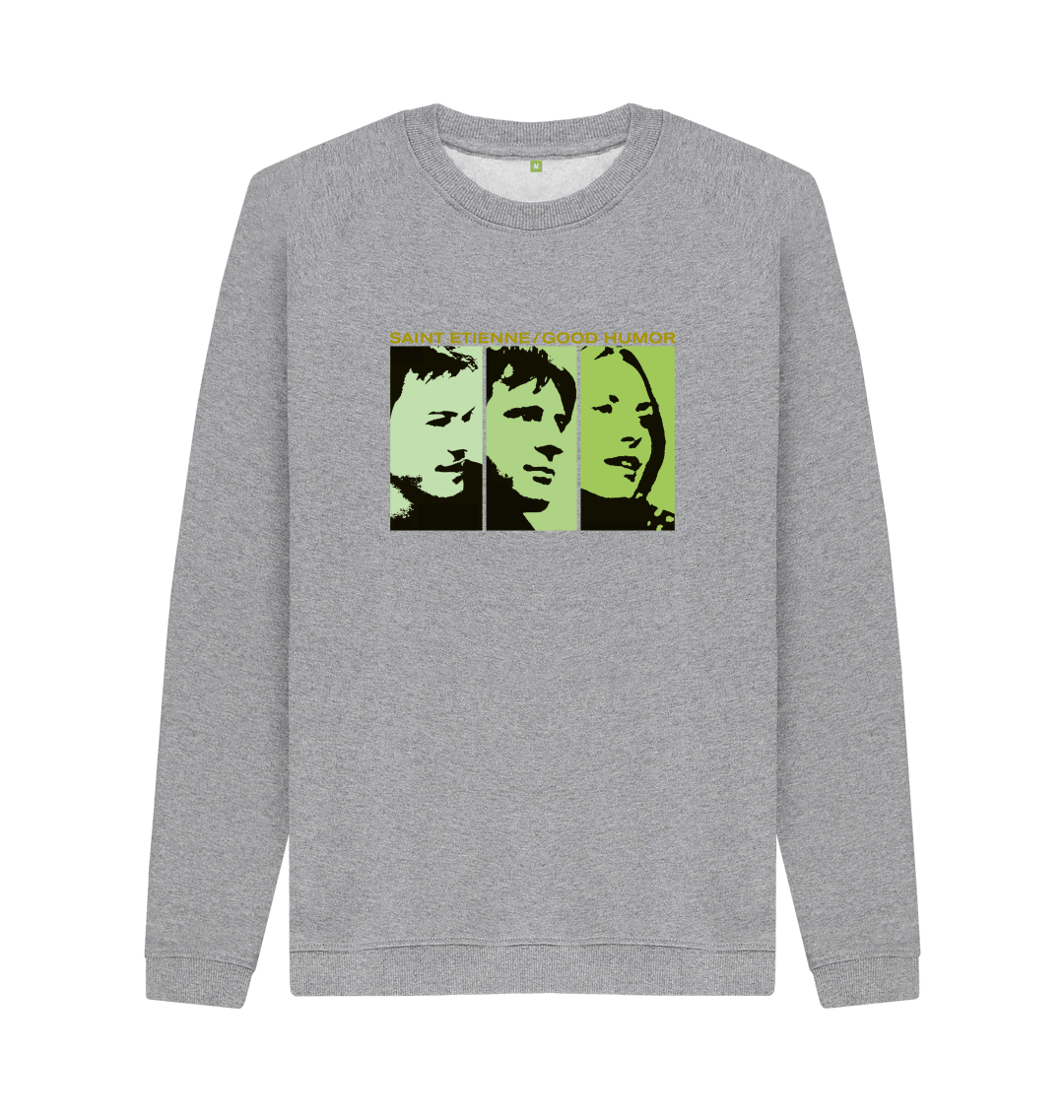 Light Heather Printed Sweater Front