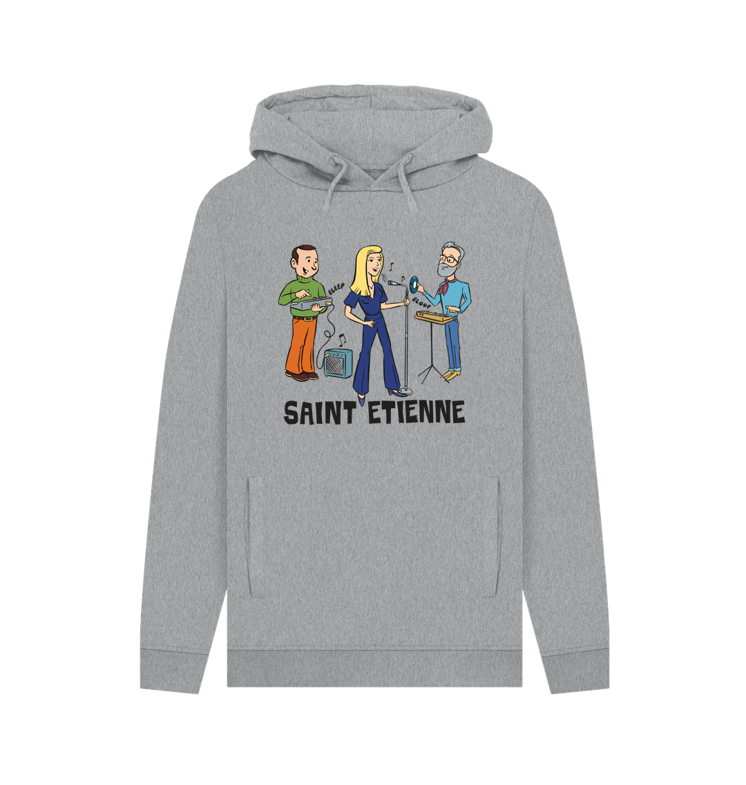 Light Heather Printed Hoody Front