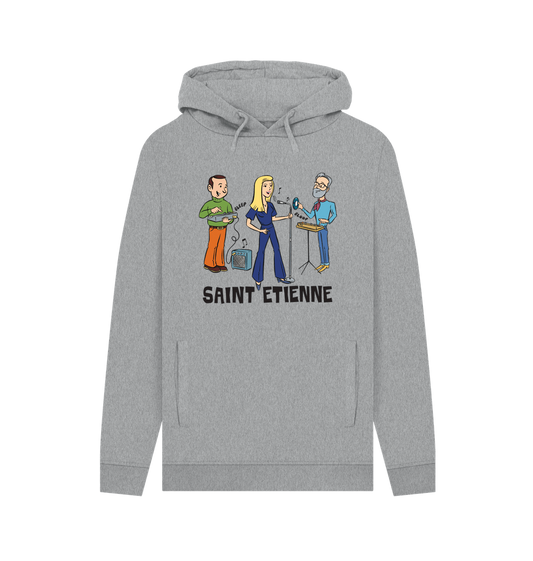 Light Heather Printed Hoody Front