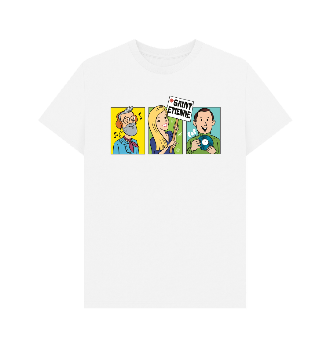 White Printed T-shirt Front