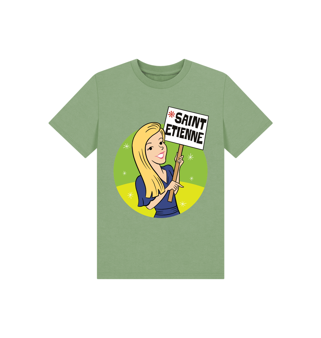 Sage Printed Kids T-Shirt Front