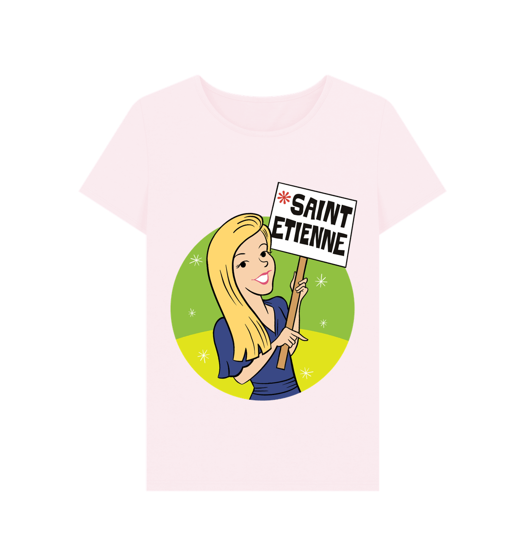 Pink Printed T-shirt Front