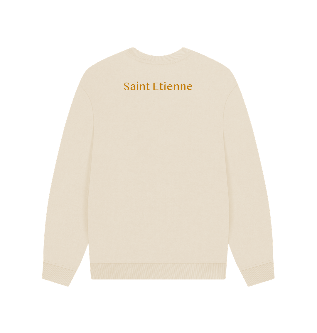 Oat Printed Sweater Back