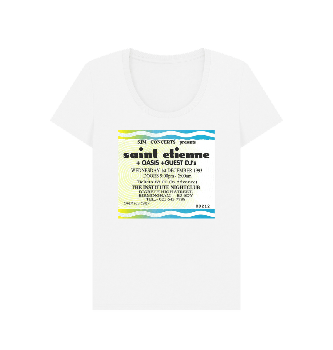 White Christmas 1993 scoop neck t-shirt