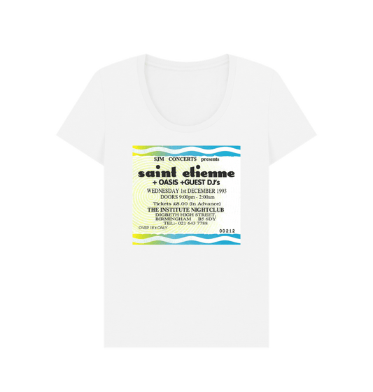 White Christmas 1993 scoop neck t-shirt