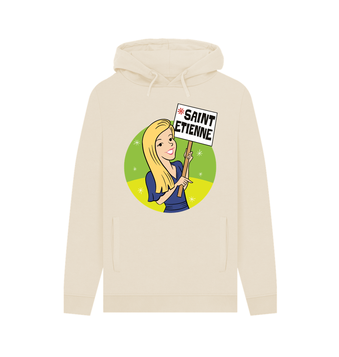 Oat Printed Hoody Front