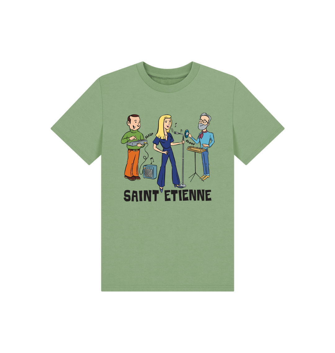 Sage Printed Kids T-Shirt Front
