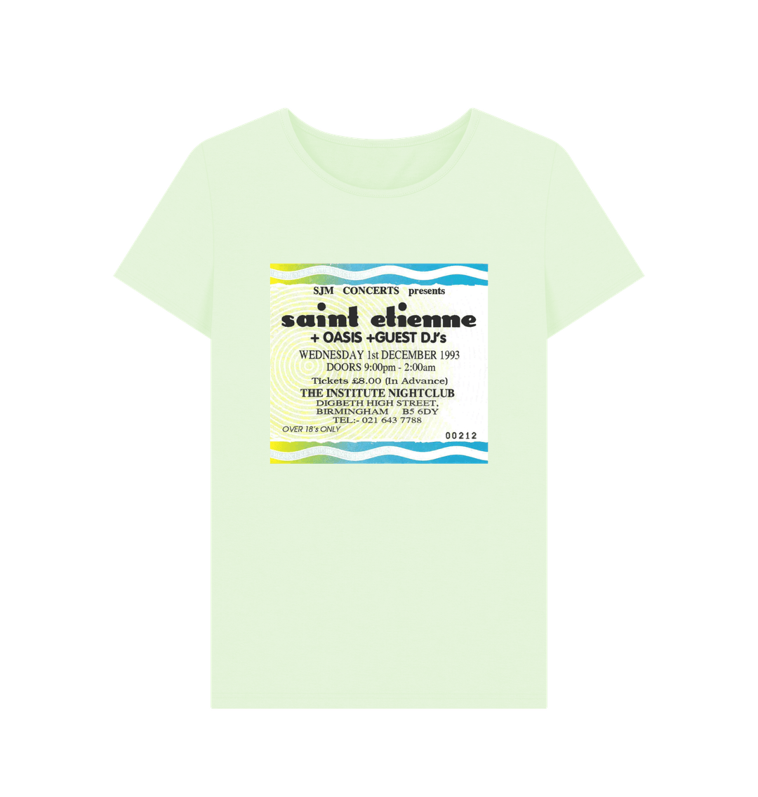 Pastel Green Christmas 1993 crew neck t-shirt