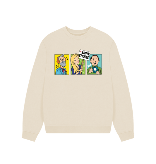Oat Printed Sweater Front