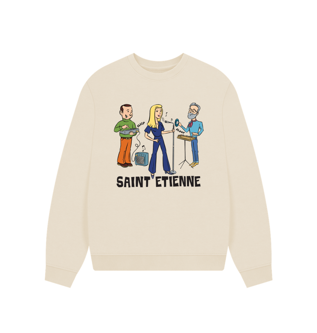 Oat Printed Sweater Front