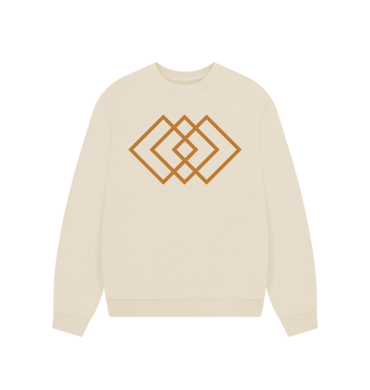 Oat Printed Sweater Front