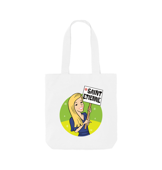 White Printed Bag Front