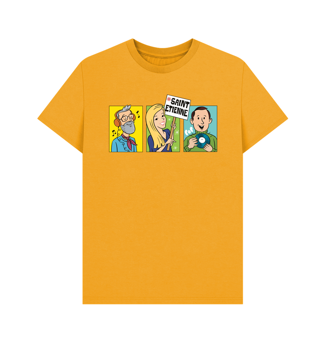 Mustard Printed T-shirt Front