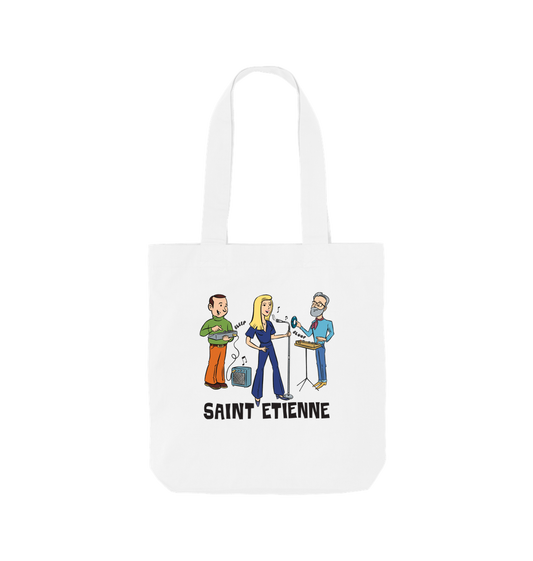 White Printed Bag Front