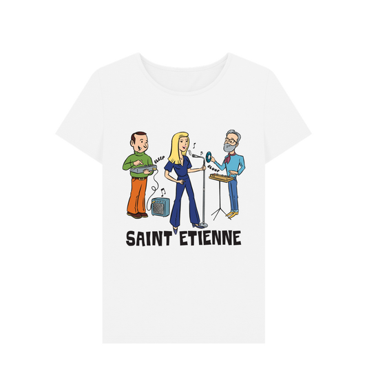 White Printed T-shirt Front