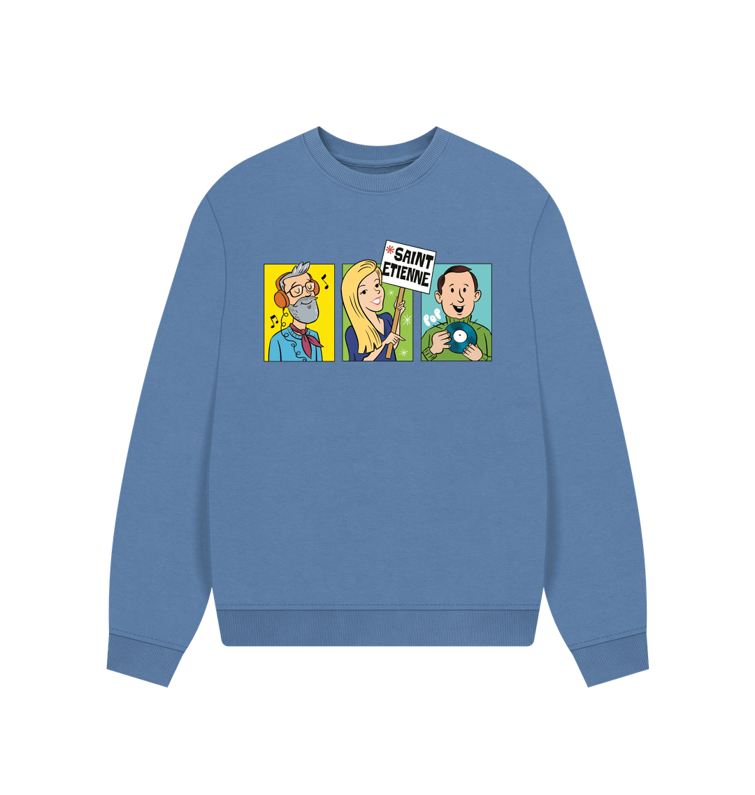 Solent Printed Sweater Front