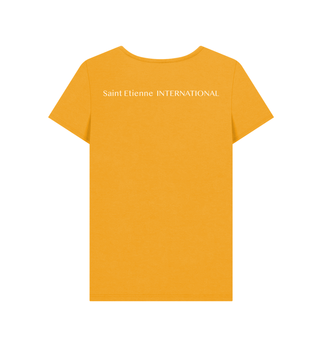 Mustard Printed T-shirt Back