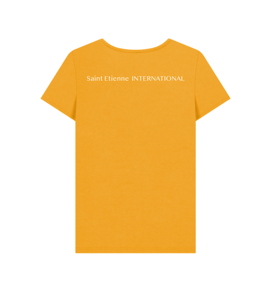 Mustard Printed T-shirt Back