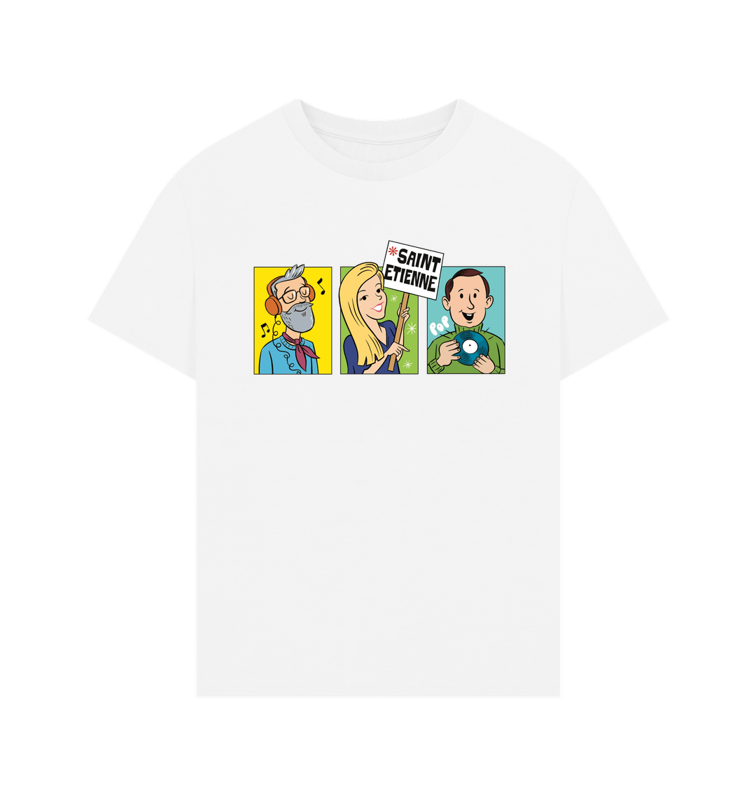 White Printed T-shirt Front