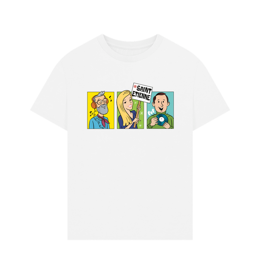 White Printed T-shirt Front