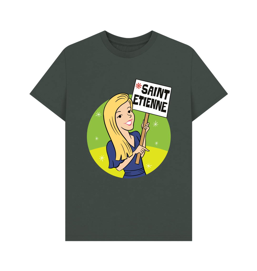 Dark Grey Printed T-shirt Front